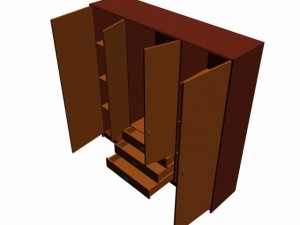 wardrobe  armoire Modello 3D