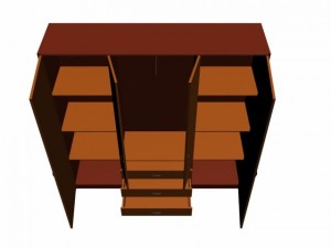 wardrobe  armoire 3D Model
