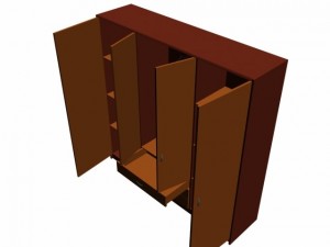 wardrobe  armoire 3D Model