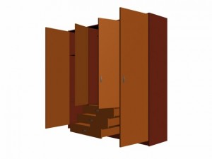 wardrobe  armoire 3D Model