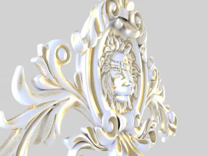 le&atilde;o Modelo 3D