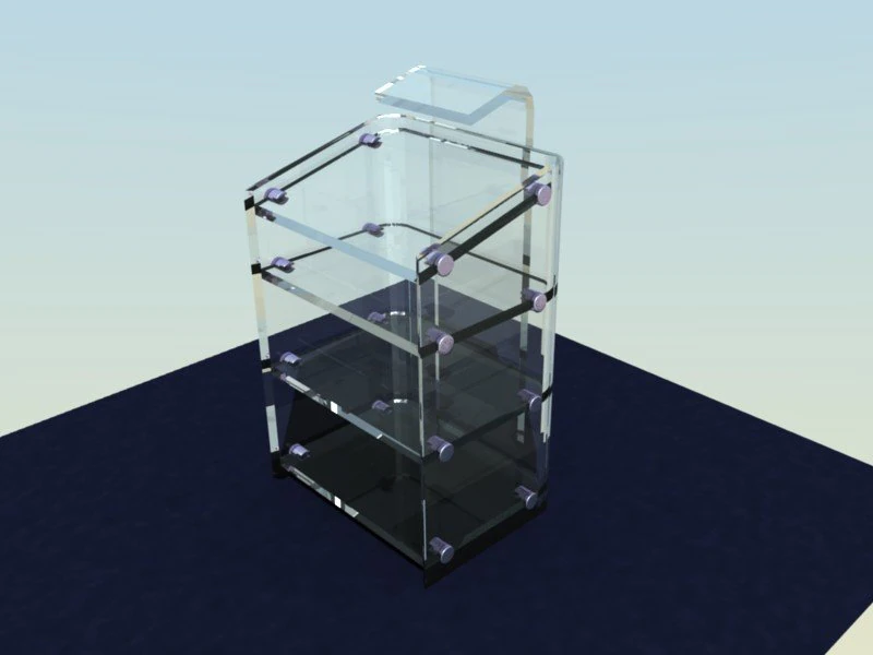 bookstand 3D Model .c4d .max .obj .3ds .fbx .stl .blend 