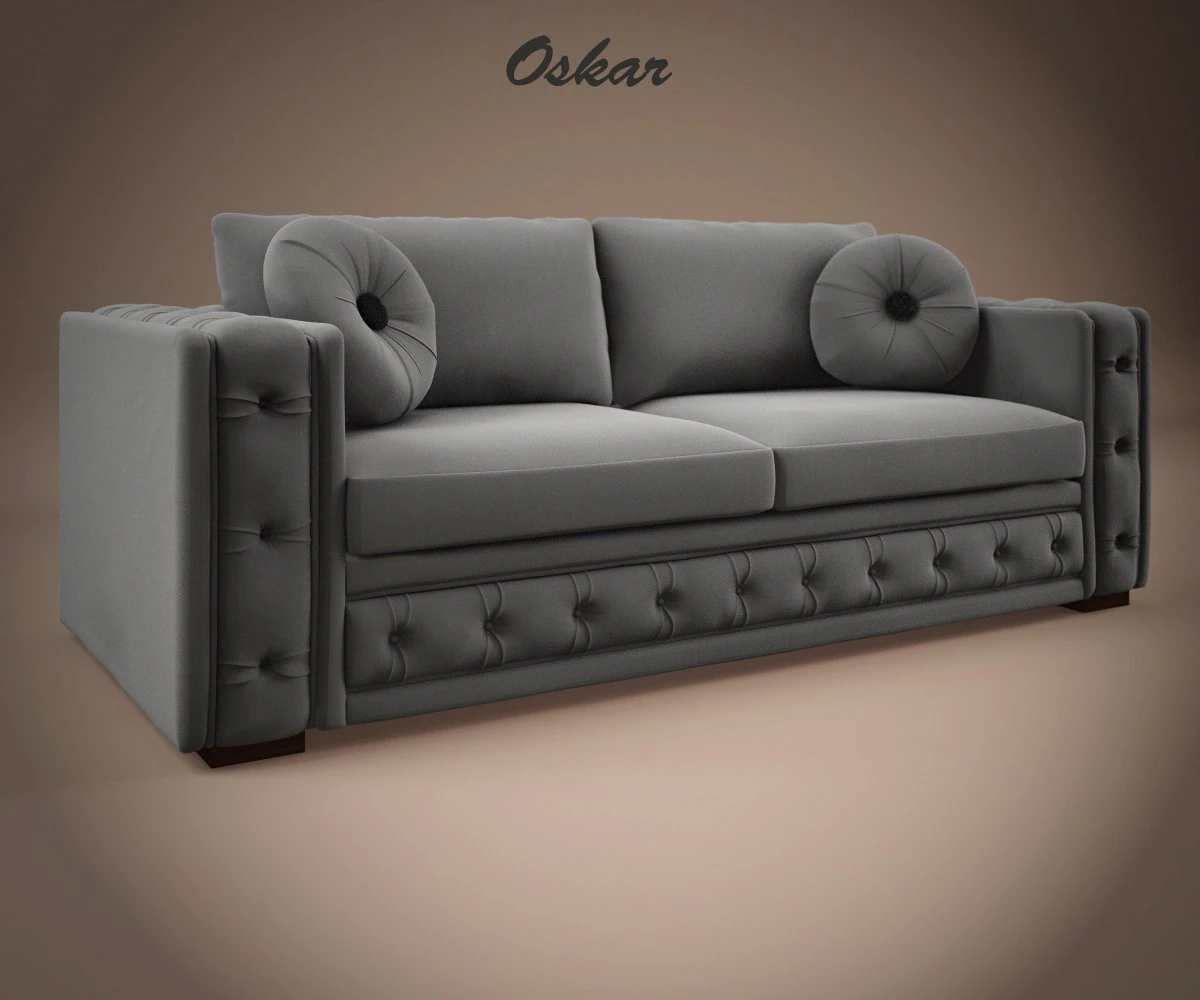 asnaghi  timelesssofa 2seater oskar 3D Model .c4d .max .obj .3ds .fbx .stl .blend 