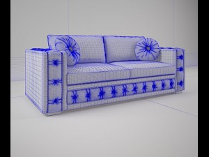 asnaghi  timelesssofa 2seater oskar Modelo 3D