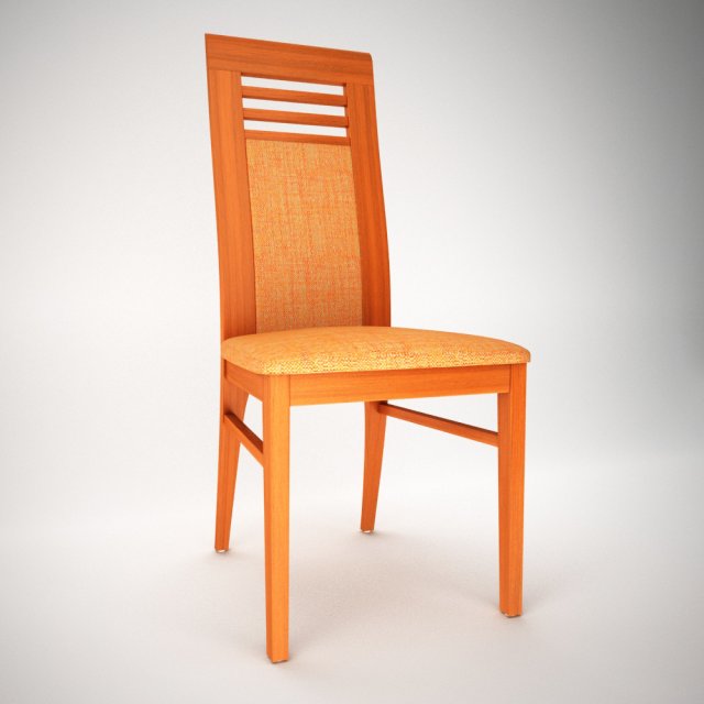 cezar dining chair 3D Model .c4d .max .obj .3ds .fbx .stl .blend 