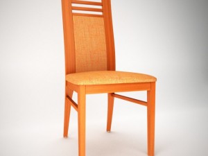 cezar dining chair 3D Model