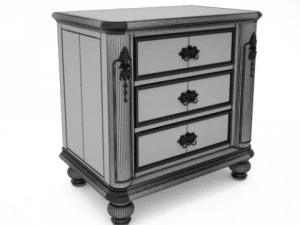 farrington night stand 3D Model