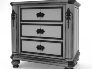farrington night stand 3D Model