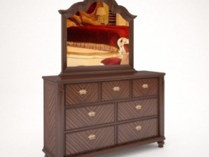 farrington drawer dresser 3D Model