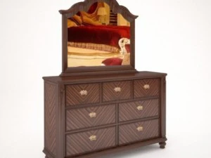 farrington drawer dresser 3D Model