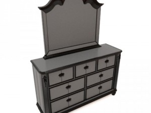 farrington drawer dresser 3D Model