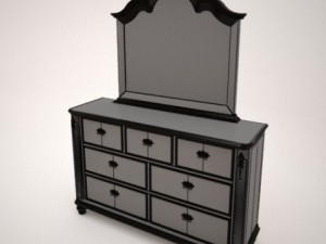 farrington drawer dresser 3D Model