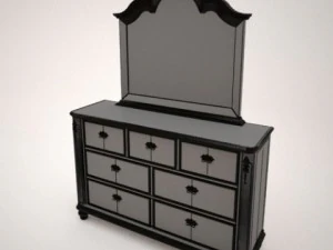 farrington drawer dresser 3D Model