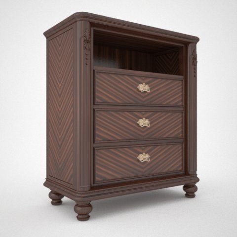 farrington tv stand Model 3D .c4d .max .obj .3ds .fbx .stl .blend 