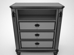farrington tv stand Model 3D