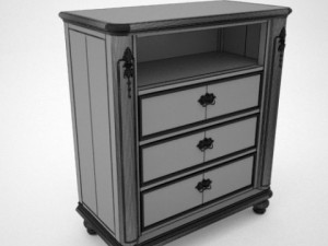 farrington tv stand Model 3D