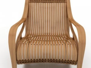 bilah bamboo armchair 3D Model
