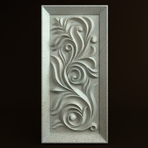 parasputih carving 001 3D Model .c4d .max .obj .3ds .fbx .stl .blend 
