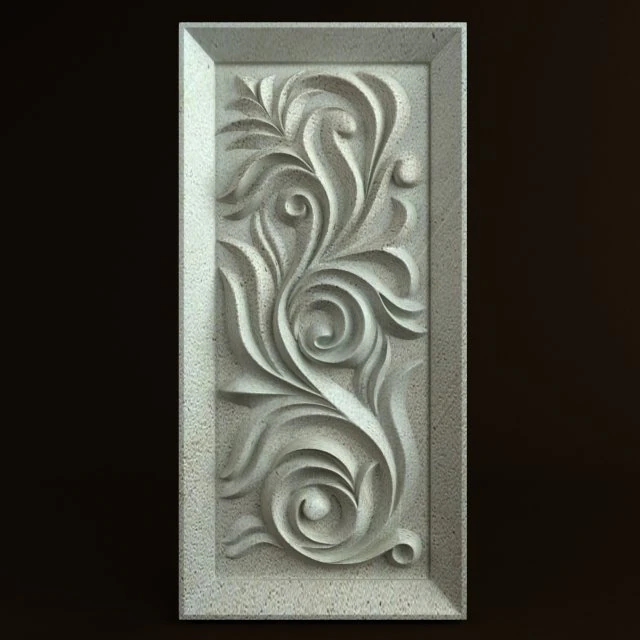 parasputih carving 001 3D Model .c4d .max .obj .3ds .fbx .stl .blend 