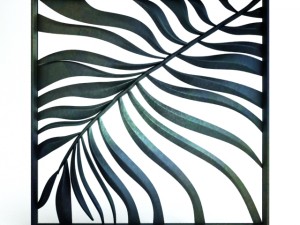 tropical leaft carving 001 3D Model
