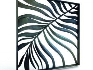 tropical leaft carving 001 Modelo 3D