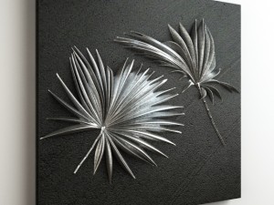 palm leaft ornament 001 3D Модель