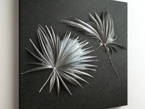 palm leaft ornament 001 3D Model