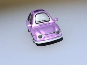 pink car 3D Model