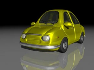 pink car 3D Model
