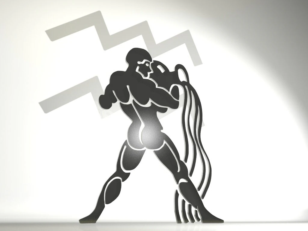 Водолей 3D Модель .c4d .max .obj .3ds .fbx .stl .blend 