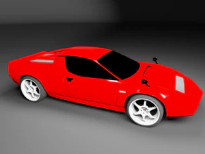 Мазерати Мерак 3D Модель