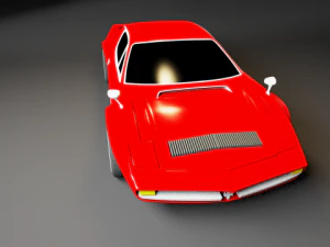 Мазерати Мерак 3D Модель