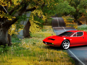 Мазерати Мерак 3D Модель