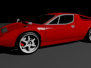 Мазерати Мерак 3D Модель