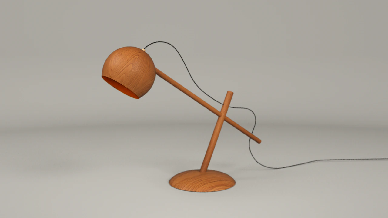lune lamp 3D Model .c4d .max .obj .3ds .fbx .stl .blend 