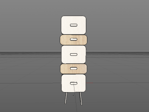 chest of drawers 3Dモデル