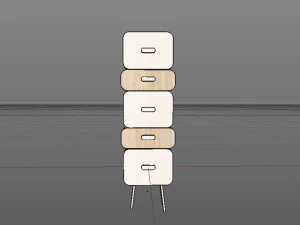 chest of drawers 3D Model