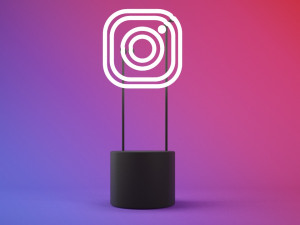 lamp neon social 3D 模型