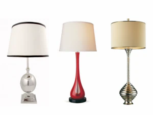 3 lampu meja elegan Model 3D