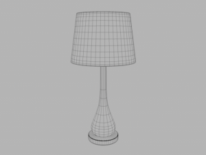 3 elegant table lamp 3D Model