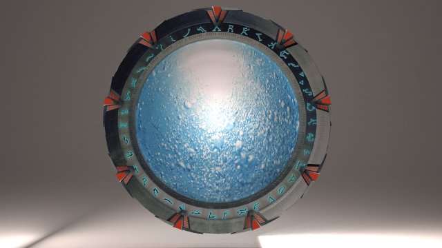 stargate 3D Model .c4d .max .obj .3ds .fbx .stl .blend 