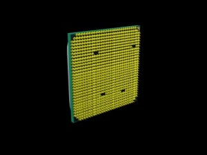 amd bulldozer processor 3D Model