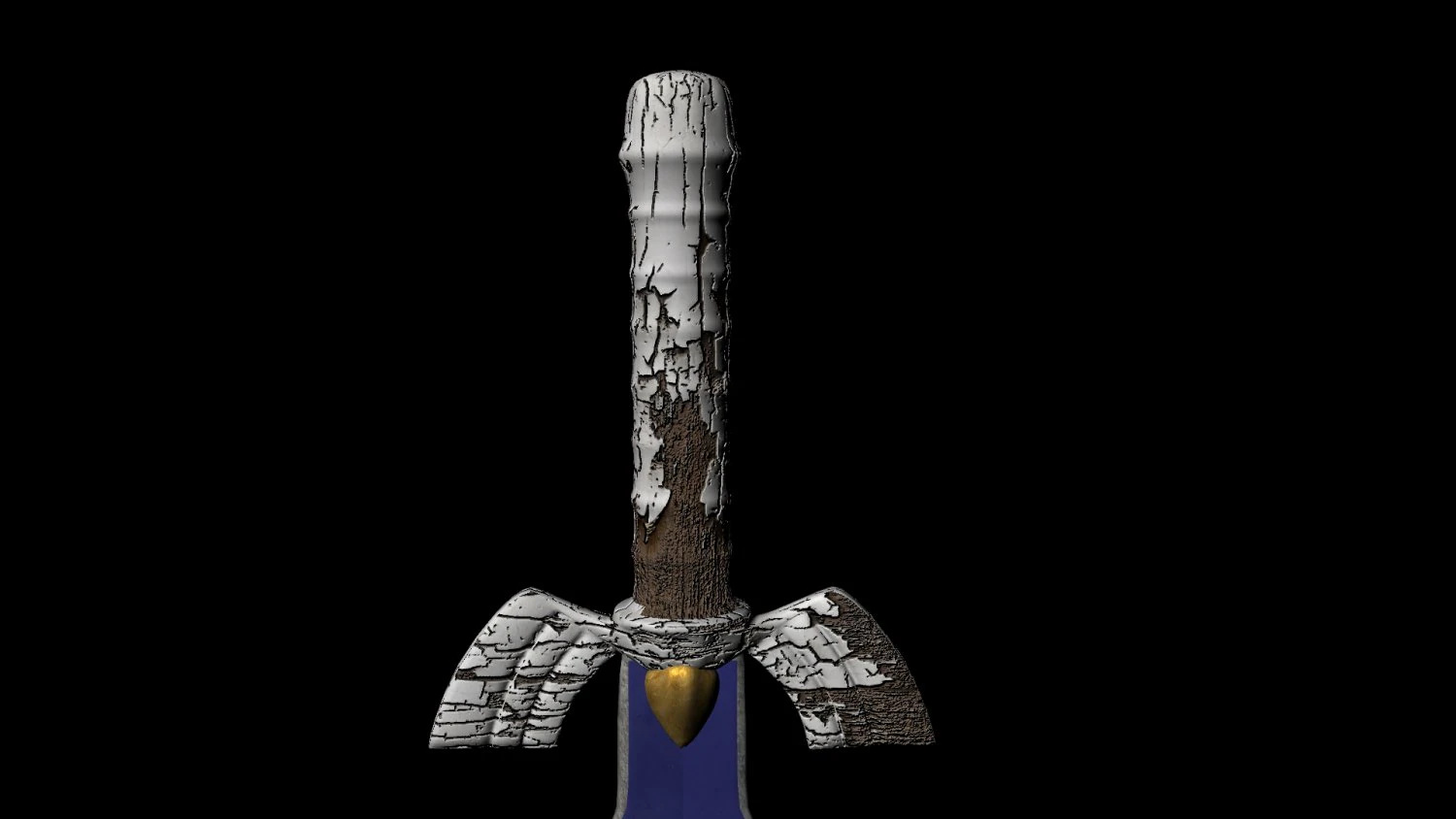 zelda master sword 3D Model .c4d .max .obj .3ds .fbx .stl .blend 
