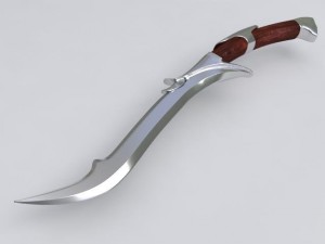 knife 2 Model 3D
