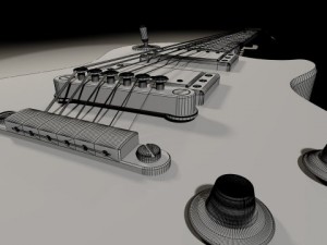 epiphone les paul standard 3D Model
