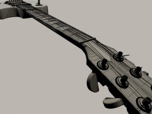epiphone les paul standard 3D Model