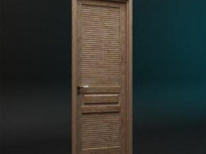 traditional style door Model 3D