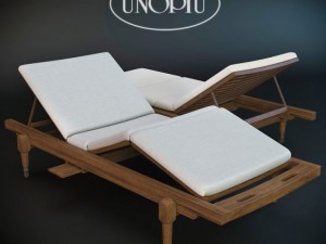 sun lounger charles Model 3D