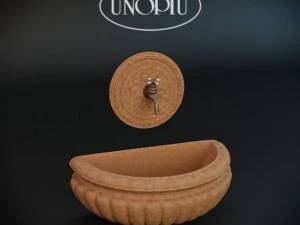 air mancur taman Model 3D