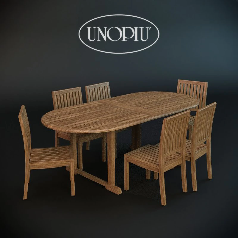 garden chair and table lydiatamil 3D Model .c4d .max .obj .3ds .fbx .stl .blend